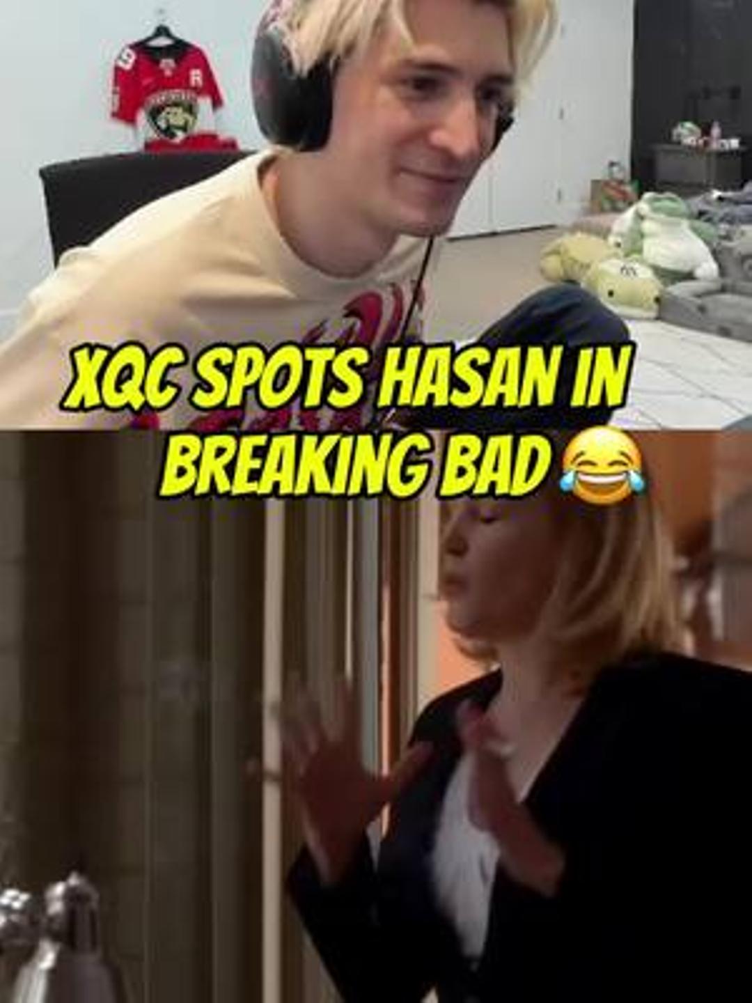 Xqc sees Hasanabi in breaking bad 😂. #xqc #xqcclips #hasanabiclips #hasanabi #kickclips #foryou 