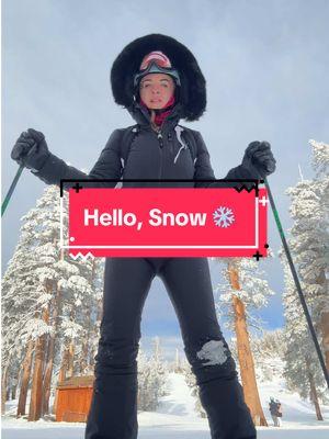 South Lake Tahoe Ski Season is open!! #trending #viral  #southlaketahoe #ski #winter #snowbunny #fyp #50andfit #skiingtiktok 