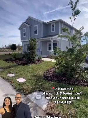 📍Kissimmee🚨4 habitaciones con una tasa de interés preferencial de 4.5% y $18,000 para gastos de cierre. ✔️ 🏠 1.879 Sq Ft/ 4 habitaciones / 2.5 baños / Loft/ 2 puestos de garage.  ✔️Comunidad con piscina, splash park, clubhouse, canchas de béisbol, basketball, tenis, futbol, voleibol de playa, entre otras y parque para perros. Julio Peña y Mariesy Dávila La Rosa Realty Internacional 📱Contáctanos al 407-2726084 y 407-5484718 📍1420 Celebration Blvd, Suite 247. Celebration, FL 34747. #CasasenFlorida #Casasnuevas #CasasenDavenport #CasasenLakeland #CasasenWinterHaven #CasasenOrlando #casasensaintcloud #RealtorenOrlando #Realtor #Asesorinmobiliario #propiedadesvacacionales #championsgate #Casasenkissimmee #vacacionesenorlando #Liveinflorida #Orlando #OrlandoRealtor #Realestatelife #luxuryhomes #windermere #Disney #universal #CasasenClermont #CasasenWinterGarden  #agentedebienesraices #Townhomes #CasasenApopka #CasasenSanford #CasasenDeltona