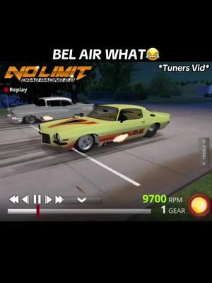 Beating a bel air 😳 #fyp #nolimit2 #nolimitdragracing #nolimitdragracing2 