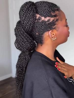 How to style for braids/twists for the holiday season. All you need are hair ties! I got mine from Amazon, link is in my bio. This style literally takes 10 mins and you can even swoop your edges if you want lol  #naturalhair #4chair #4chairclub #blackhair #protectivestyles #black #4chairstyle #afro #protectivehairstyles #respectmyhair #houstonblogger #houstoncreators #houstoncreatives #holidayhair #howtostylebraids #eleganthairstyle