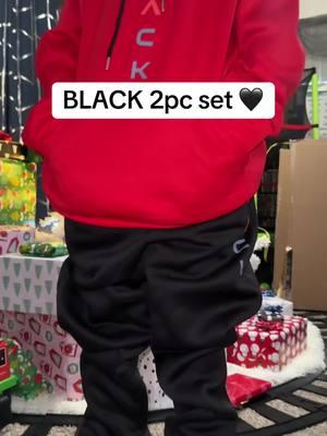 BLACK two piece set!! My son was really happy to get more from this shop! #mensfashion #mens #black #blackoutfit #2pcset #comfy #soft #warm #thick #giftguide #tts 