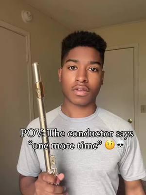 Every musician knows “one more time” = a LIE. 🤣😭 • • • ___________________________ #band #bandgeek #classical #classicalmusic #classicalflute #duets #dailypractice #etude #explorepage #fluteandviolin #flute #flutereview #flauta #flote #flüte #flutemusic #musician #musiciansofinstagram #musicmajors #memes #musicmemes #music #orchestra #trend #trending #twoset #twosetviolin #woodwind #woodwinds 