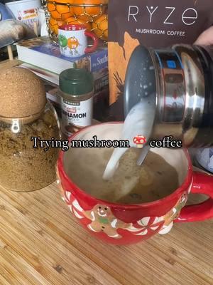 Trying mushroom 🍄 coffee for a first time and I love 🥰 it @ryzesuperfoods #ryze #ryzecoffee #ryzeaffiliate #mushrooms #mushroomcoffee #coffee #coffeetiktok #fyp 