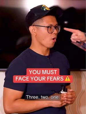 He faced his BIGGEST fear! ⚠️⁣⁣ #julienblanc #julienhimself #faceyourfears #faceyourfear #bereal #beauthentic #authenticity #peoplepleaser #peoplepleasing #anxiety #socialanxiety #selfrespect #boundaries #speakyourtruth #anxietyrelief #anxietyawareness