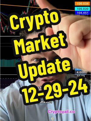 Crypto Market Update 12-29-24 #Cryptocurrency #Crypto #Bitcoin #BTC #Ethereum #ETH #Blockchain ##CryptoTrading #CryptoInvesting #CryptoCommunity #CryptoMarket #CryptoCurrencyNews #CryptoLife #CryptoWorld #CryptoInvestor #CryptoEducation #CryptoTips #CryptoGains #Altcoins #DeFi #NFT #NFTCommunity #NFTs #Metaverse #CryptoAnalysis #CryptoAlert #CryptoStrategy #CryptoPortfolio #Finance #Investing #Investment #Investor #Wealth #WealthBuilding #FinancialFreedom #FinancialLiteracy #FinancialIndependence #Money #MoneyManagement #PassiveIncome #Earnings #RichMindset #PersonalFinance #SmartInvesting #InvestmentStrategy #Stocks #StockMarket #StockTrading #StockInvestor #DayTrading #SwingTrading #StockMarketNews #StockMarketTips #StockAnalysis #StockAlert #StockPicks #StockPortfolio #RealEstate #RealEstateInvesting #RealEstateInvestor #PropertyInvestment #RealEstateMarket #RealEstateTips #RealEstateStrategy #PropertyManagement #RealEstateLife #RealEstateSuccess #InvestmentTips #InvestmentOpportunities #InvestmentPortfolio #LongTermInvesting #RetirementPlanning #WealthManagement #AssetManagement #InvestmentGoals #Fintech #TechInvesting #Innovation #TechNews #FutureTech #digitalassets #greenscreen 