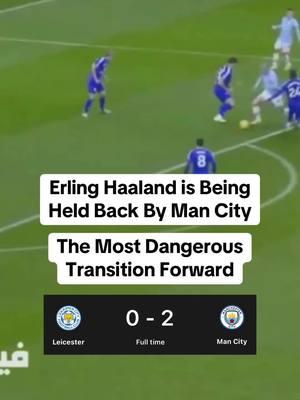 Erling Haaland is being held back by Manchester City. Man City 2-0 Leicester. Haaland goal #haaland #mancity #PremierLeague #infamousiroh