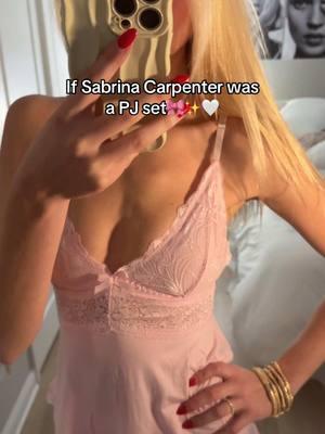 Actually in love with these🎀✨🤍 #pajamas #sabrinacarpenter #girliethings #pjs #pjset #girliesonly #