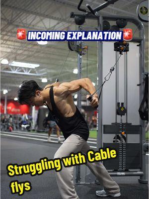 If you’re struggling to do cable flys, here is everything you need to know to get the most out of the movement and maximize hypertrophy #fyp #fitness #gym #bodybuilding #TikTokTaughtMe 