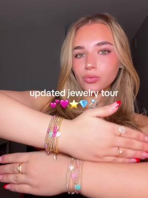 updated jewelry tour💎🩷💍 #jewelrytour #jewelrytourtok #goldjewelry @Shop Colorful Natalie 💖 @enewton design @EP JEWELS @EVRY JEWELS 