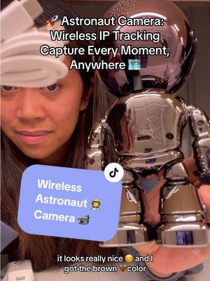 🌟 Discover the amazing Noahtec camera! ⭐️ With a sleek design that resembles a fun toy robot, this high-definition security camera offers incredible clarity and captures your entire space! 📷✨ Perfect for home security, it features advanced motion detection and two-way audio, allowing you to communicate like a walkie-talkie from anywhere! 🏠💬 Ideal for solo parents or anyone wanting peace of mind while at home. Don't miss out—get yours today using my TikTok shop link! #homesecurity #smartcamera  #peaceofmind #techgadgets #securitycamera #kidfriendly #astronaut #cooltoy 