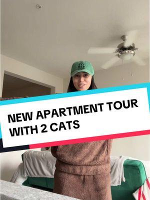 New apartment!! Stay tuned for all the decor updates 🤍 #apartmenttour #catapartment #catlitterbox #catfurniture 