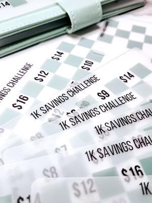 A6 No ring slim wallet also is for savings challenges.  It's very versatile. Add the 1k savings challenge for an easy, simple at your pace savings.  Great way to start savings and motivate you to keep going. Available January 1st. Please share your financial goals or savings journey.  2025 is the year of Glow up. #budgeting #cashstuffingsystem #cashsavings #savingsinspiration #savinggoals #savingsbook #savingsbinder #ahorrointeligente #ahorros #finanzas #organigastos #SmallBusiness #emprendedora #2025goals #2025glowup #1ksavingschallenge 