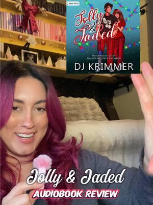 🎧Audiobook Review🎧 Jolly & Jaded by @DJ Krimmer Narrated by Amanda Willow & Joe Arden  #BookTok #audiobooks #holidayromance #brothersbestfriendromance #bookreview #audible #bluenoseaudio #spicybooks @Blue Nose Audio 