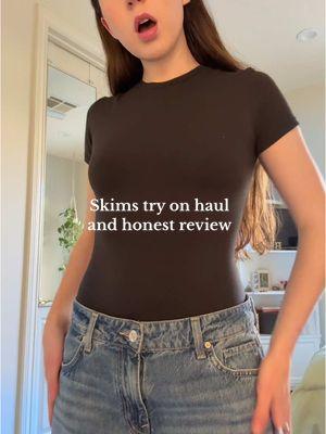 My first ever Skims try on/review. #skimsreview #skimstryon #skimsdupe #skimsbodysuit #skimshaul #tryonhaul #skimstryon #xyzbca 