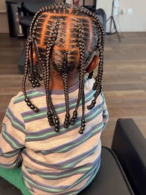 Layered stitches for CJ🔥 #foryou #fyp #kidbraids #toddlerbraids #littleboybraids 