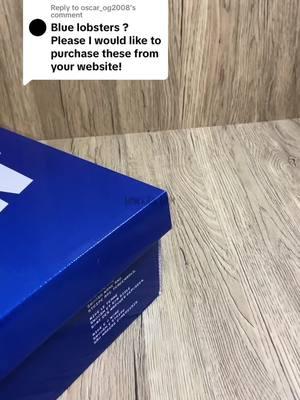 Replying to @oscar_og2008 yeah for sure 🤞#fypシ #shoes #sneakers #howkick #unboxing #legitcheck #dunks #sbdunks #bluelobster 