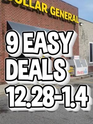 9 Easy Dollar General Deals 12.29-1.9 🛍🛒Hit That ❤️ Button  #dollargeneralcouponer #dollargeneralcouponingthisweek #dgibottadeals #couponers #couponerdeals #couponerdeals #dgdeals #couponersoftiktok 