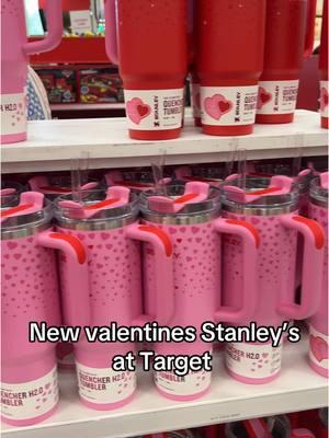 I love these!❤️ #target #targetfinds #new #targetrun #targetshopping #shopping #StanleyCup #stanley #stanleytumbler #ValentinesDay #valentines #tumbler #40oztumbler #Love #valentinesdaygift 