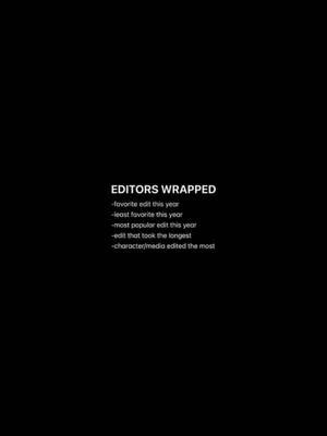 2025 EDITOR WRAPPED!! improved a lot this year and im happy with almost every edit i made, gonna try and study how ppl use alight more to figure it out lol || #editorswrapped #editorswrapped2024 