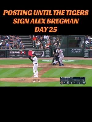 It’s coming #tigers #detroit #detroittigers #baseball #MLB #alexbregman #mlbtheshow @Detroit Tigers 