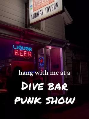 Hang with me at a dive bar punk show 🤘😤🤘 #punk #punkrock #punktok #livemusic #localmusic #localbands #diypunk #southbend 