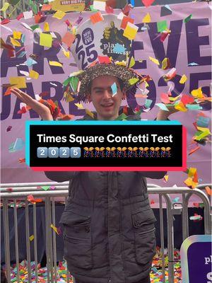 Today I adventured to the annual Confetti Test that precedes the iconic NYE celebration in @Times Square NYC with @Planet Fitness. This was a sneak peek of how Times Square will look at New Years when 3,000 pounds of confetti will be released into the air in just 2️⃣ days! 🎊🎊🎊 Are you ready for the new year?   Where are you celebrating NYE this year? What’s your New Year’s Resolution this year? ✅ Stay tuned for more adventures! #confettitest #timessquareconfetti #timessquarenyc #onetimessquarenyc #planetfitness #nyccreator #nyccontentcreator #nyc #newyorkcity #nycadventures #confetti #nycnye #newyearseve #nycnewyearseve #nyc2025 #happynewyear2025 #nycevent #nychappenings