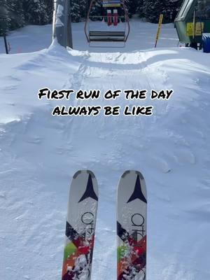 Made it off the lift without issues. The first one is always a little nerve wracking no matter how many times I do it. #skiing #skiday #paramedic #femalefirstresponder 