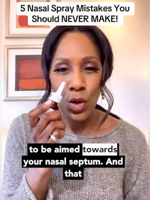 Nasal Spray Mistakes #nasalspray #nasalsprays #cold #flu #drjencaudle #fyp #fypシ゚viral #fypシ 