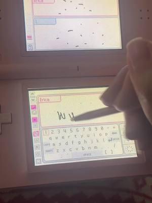 No one:  Me and my bf sitting in the same room: #nintendodslite #pictochat #pinknintendo 