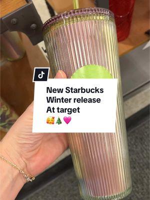 Found the new Starbucks collection coming out January 3rd. I’ve been able to find the new cups twice so far 🫢I’m surprised they aren’t waiting for the official release day. #starbucks #starbuckscups #starbuckscup #coffeepassport #meghscups #target #starbuckstarget 