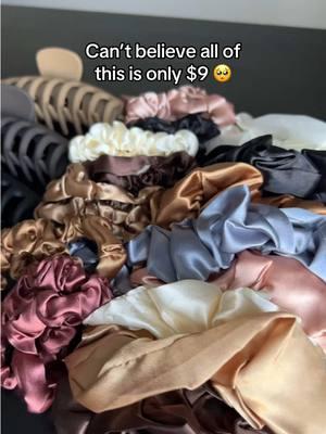 Satin hair scrunchies, hair claw clips, and more. I loose these a lot! #satinscrunchies #hairscrunchies #clawclip #clawcliphairstyles #hairtok #hairbundle #tiktokshopfinds #tiktokshopsale #hairaccessories 