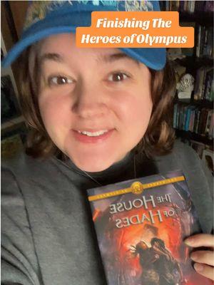 Had 8 days but did it in 3. I feel invincibleeee. No but really I get so stressed when people loan me books & I don’t return them in a timely manner. 😭 #BeasleysBooks #ReaderProblems #ReaderProbs #TheHeroesOfOlympus #TheMarkOfAthena #TheHouseOfHades #TheBloodOfOlympus #ReadingVlog