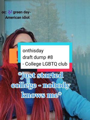 Based on a true story. Either they have an incredibly strong g@y-dar, or I was a walking pride flag.  #onthisday #draftdump #collegestories #lgbtqia #theythem  @Lee 