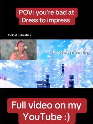 POV: you’re bad at Dress to Impress #dti #roblox #winterchallenge 