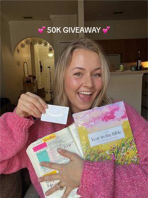 Thank you for 50k on here💕 This giveaway is in no way sponsored, endorsed, or administered by TikTok. It’s just me giving back to YOU! 🥰 Check out the details below to enter. Good luck! How to Enter:  1️⃣ Follow me here AND on the other app in my bio (@sky_kellisa). 2️⃣ Like and save this video. 3️⃣ Comment something you’re excited for in 2025! ✨ Giveaway ends January 1, 2025! Winner will be announced shortly after. This giveaway is not sponsored, endorsed, or affiliated with TikTok. Good luck! 🥰 #christiantiktok #christiangirls #christiangirl #biblestudy #bibletime #bibleverse #christiancommunitytiktok #followingjesus #christianinfluencer 