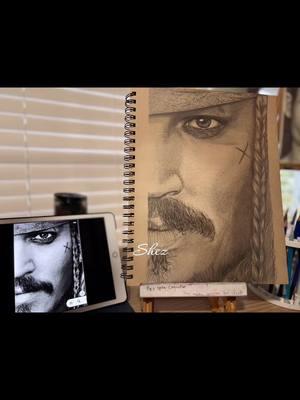 Probably my favorite character. Drawing @Johnny Depp #drawingjohnnydepp #ilovejohnnydepp #istandbyjohnnydepp #depphead #dior #captainjacksparrow #johnnydeppmovies #piratelife 