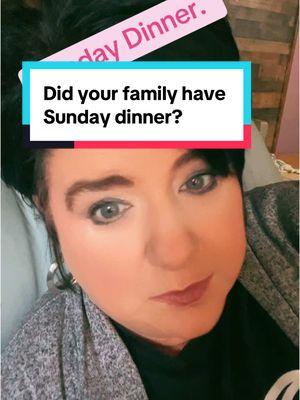 Did your family do Sunday dinners?? #familytime #holidays #2025 #imnervous #bekind #fyp