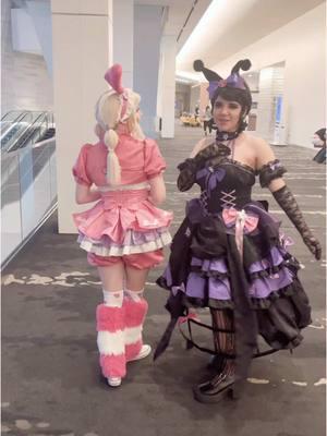 Noah and I are so white chick coded! #idvcosplay #identityv #identityvcosplay #sanrio #cosplay #mymelody #kuromi #fypシ 