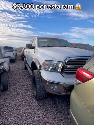 Estan pidiendo $7,800 dls por esta ram 2018 en la subasta #viralvideo #fyp #autos #viraltiktok #paratii #ram #foryoupage #arizona #usatiktok #ofertas 