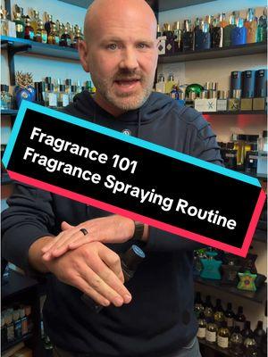 What is my fragrance spraying routine? #fragrancetiktok #fragrance101 #mensfragrance #colognetiktok #howtosprayfragrance 