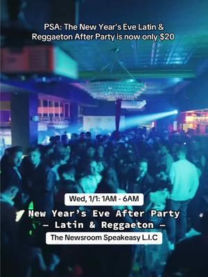 Get your NYE latin & reggaeton after party at DrinkUpinNYC.com for only $20. Tag someone who’s looking for a new years after party in nyc #nyc #nye #drinkupinnyc 