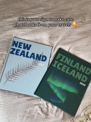 love how these turned out 🤩 so cute for a bookshelf or coffee table!  #photobook #traveltiktok #newzealand #finland #iceland #lapland #homedecor 