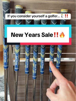 #golfpride has the best #golfgrips in the game! Don’t wait cause this #deal lasts 2 more days! Happy holidays🔥 #golftiktok #holidayhaul #giftidea #newyears 