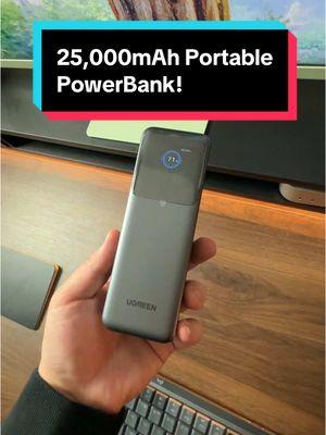 You Need This 25,000 mAh  PowerBank! #ugreen #ugreenfastcharging #iphone16 #galaxys24ultra #tiktokmademebuyit #tiktokmarketplace #TikTokShop #viralvideo 