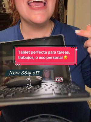 Para escuela, trabajo, o uso personal está tablet está perfecta‼️ #fyp #parati #tiktokmademebuyit #tiktokmehizocomprarlo #tiktokshopdeals #spotlightfinds #discounts #tiktokshopdiscount #tiktokshopdeal #tiktokshoplastchance #tiktokshopnewyearnewaura #tiktokshoptablet #androidtablet #tabletwithkeyboard #tabletwithcase 