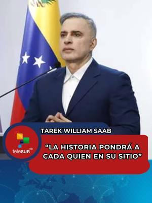 “La historia pondrá a cada quien en su sitio” El fiscal general de la República Bolivariana de Venezuela, Tarek William Saab, se dirigió este domingo al canciller de Argentina, Gerardo Werthein, en el marco de la investigación que adelantan las autoridades venezolanas al ciudadano argentino Nahuel Gallo, detenido en Venezuela por estar implicado en conspirar contra el país. El pronunciamiento de Saab, publicado en su cuenta Instagram, obedece a la reacción del canciller argentino luego que se informara que es considerado “persona de interés” en la investigación contra el gendarme #Serbia #Venezuela #TarekWilliamSaab #Argentina #GerardoWerthein #NahuelGallo #canciller #teleSUR #parati