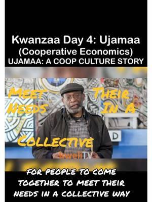 #Kwanzaa Day 4: Ujamaa (Cooperative Economics) - Worker-owned cooperatives empower a resilient, healthy community while fighting against food deserts. UJAMAA: A CO-OP CULTURE STORY is Streaming for the Culture on kweliTV // #BingeOnTheCulture 