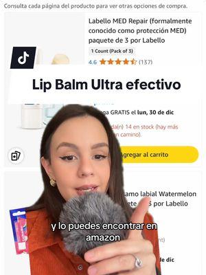 Labello Med Repair para labios severamente resecos 👄 #lipbalm #labello #labellomedrepair #fypシ゚viral #invierno #skincare #labiosresecos #drylips #tips 