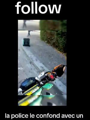 la police le confond avec un voleur et lui saute dessus😳😨via(@maucho/yt) #adrénaline #sensation #vitesse #moto #motards #motorcycle #biker #foryouu